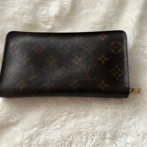 Louis Vuitton Monogram Porte Monnaie Zippy Long Wallet